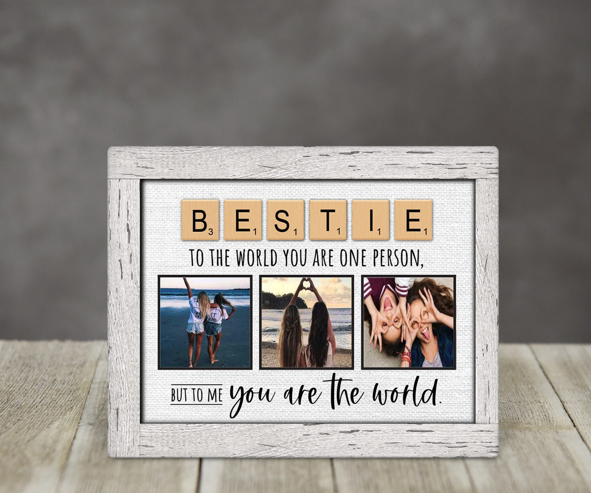 Personalized Scrabble Tile Photo Frame For Wife- Gift for Wife, Annive –  Jenniferscraftcorner