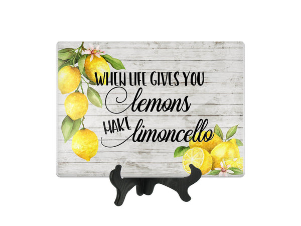 Limoncello Personalized Glass Cutting Board