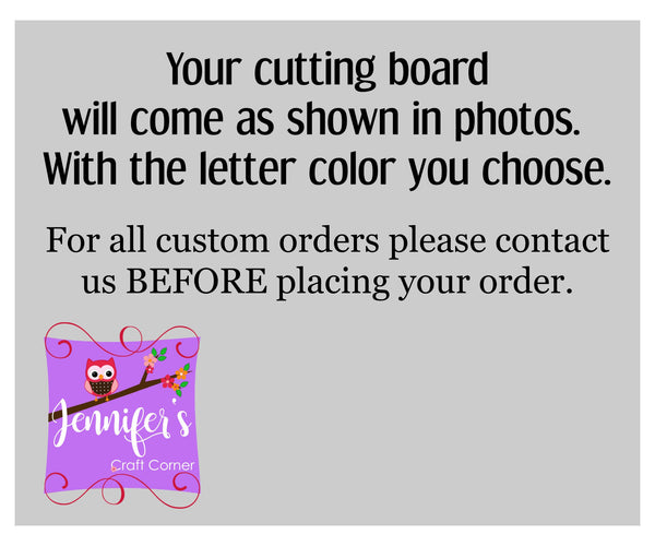 Easy Peasy Lemon Squeezy Glass Cutting Board