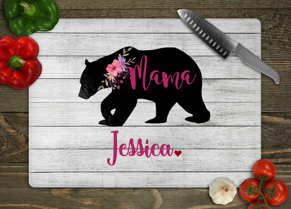 Mama Bear Personalized Cutting Board