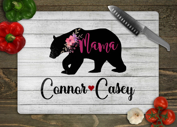Mama Bear Personalized Cutting Board