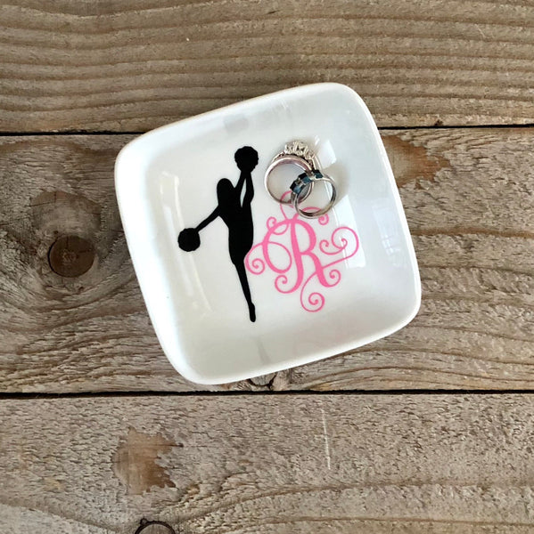 Cheer High Kick Jewelry Dish