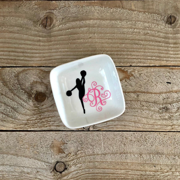 Cheer High Kick Jewelry Dish