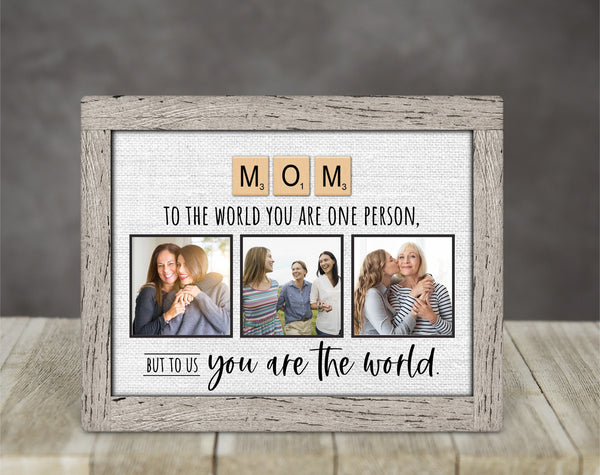 Scrabble Tiles Picture Panel For Mom - Gift for Mom, Mother's Day Gift Idea, Birthday Gift For Mom