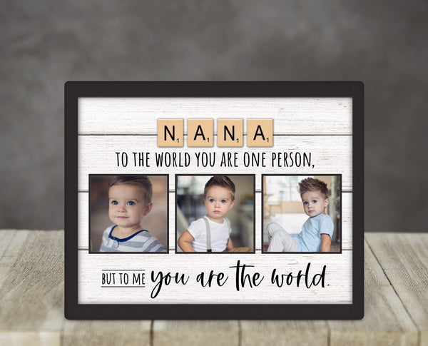 Scrabble Tiles Picture Panel For Nana- Gift for Nana, Mothers's Day Gift Idea, Birthday Gift For Nana