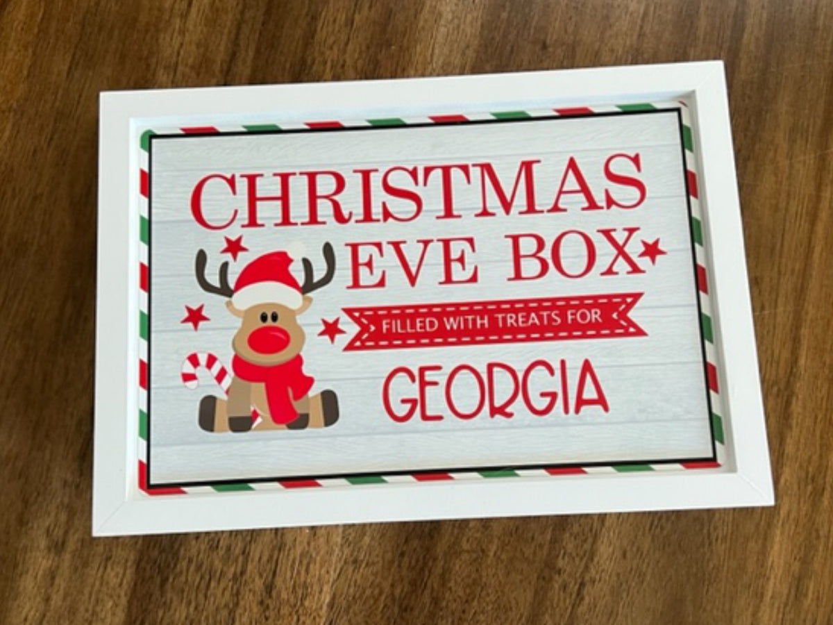 Personalized Christmas Eve Box For Child Gift From Elf, Pajama Box