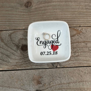 Engaged Jewelry Dish