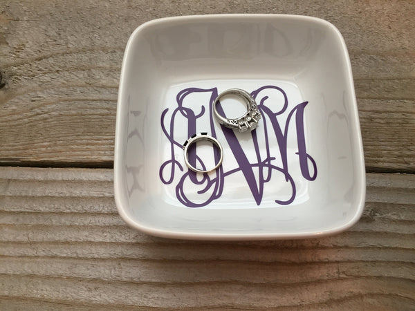 Custom Personalized Jewelry Dish