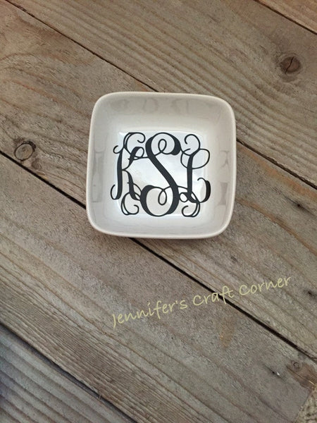 Custom Personalized Jewelry Dish