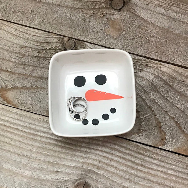 Snowman Jewelry Dish