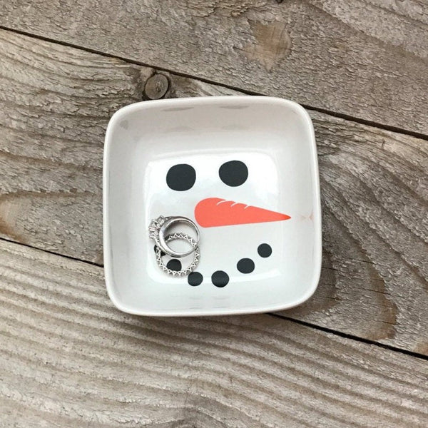 Snowman Jewelry Dish