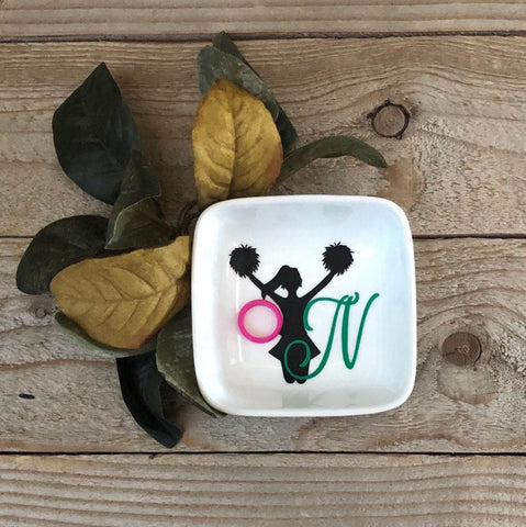 Cheer Jump Personalized Jewelry Dish