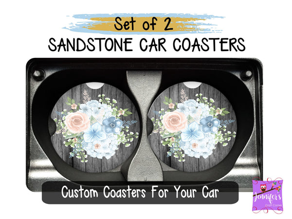 Floral Car Coasters