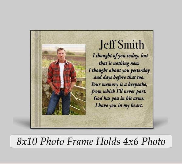 I Thought Of You Today Remembrance Photo Frame