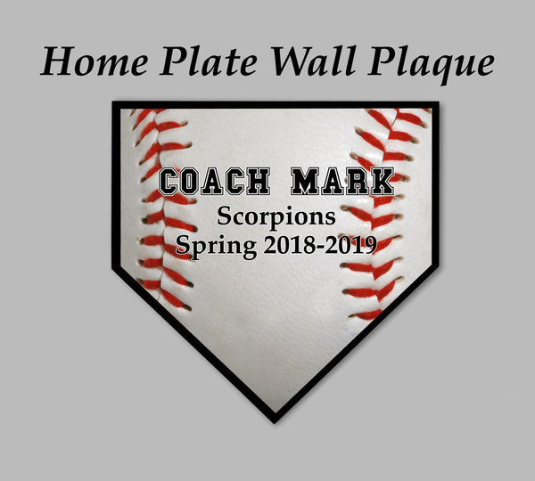 Baseball Coach Gift Plaque