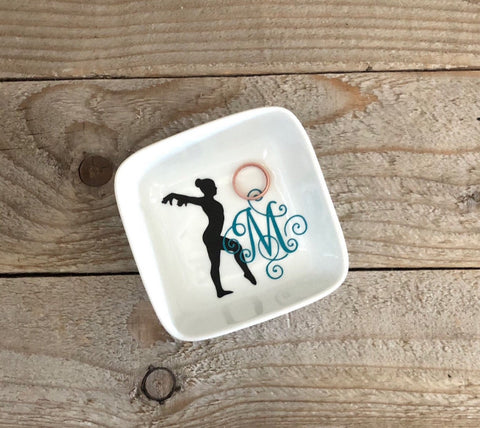 Gymnastics Dancer Jewelry Dish