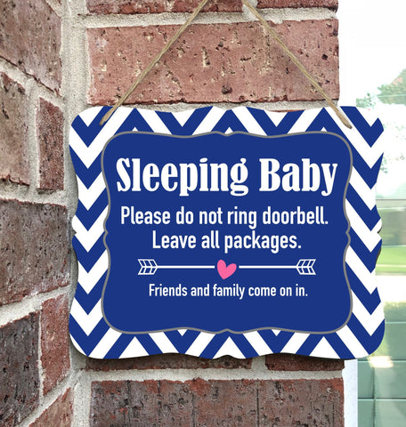 Sleeping Baby Chevron Sign