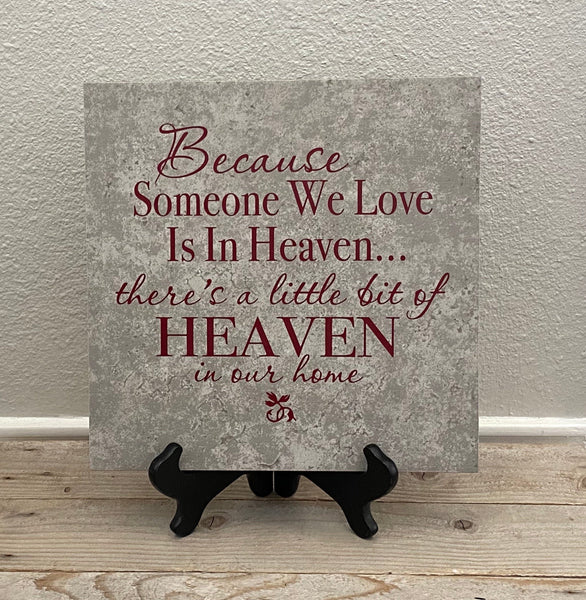 12x12 Someone we Love in Heaven Tile