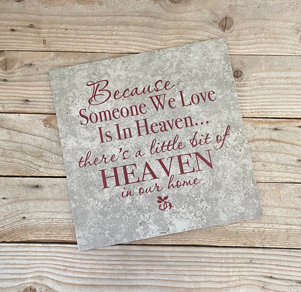 12x12 Someone we Love in Heaven Tile