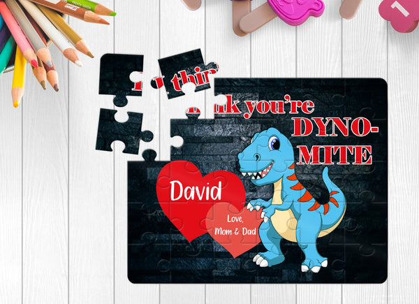 Personalized Dinosaur Puzzle