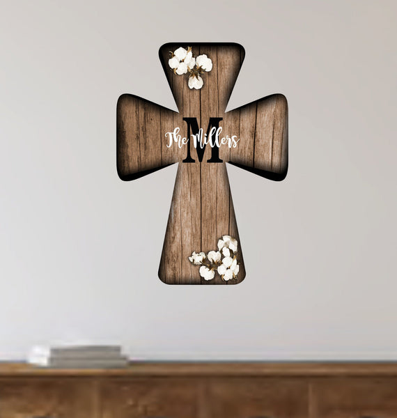 Personalized Farmhouse Cross