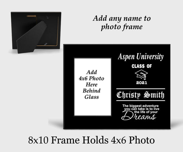 Graduation Personalized Black Picture Frame