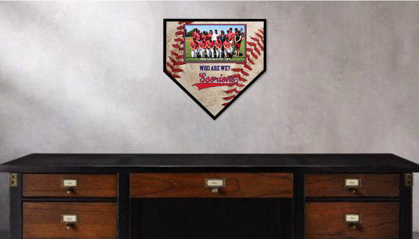 Baseball Home Plate Plaque