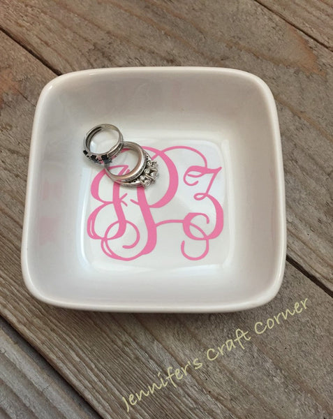 Custom Personalized Jewelry Dish