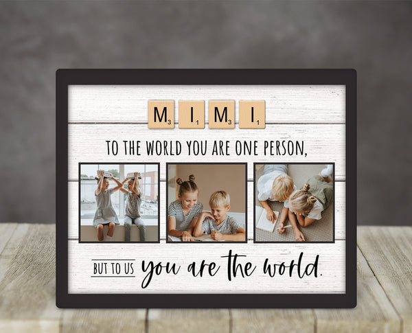 Scrabble Tiles Picture Panel For Mimi- Gift for Mimi, Mothers's Day Gift Idea, Birthday Gift For Mimi, Christmas Gift Idea